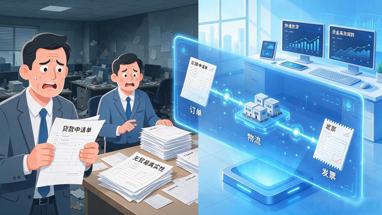 企业运营信息孤岛区块链_区块链提高生产力_供应链信息透明追溯区块链